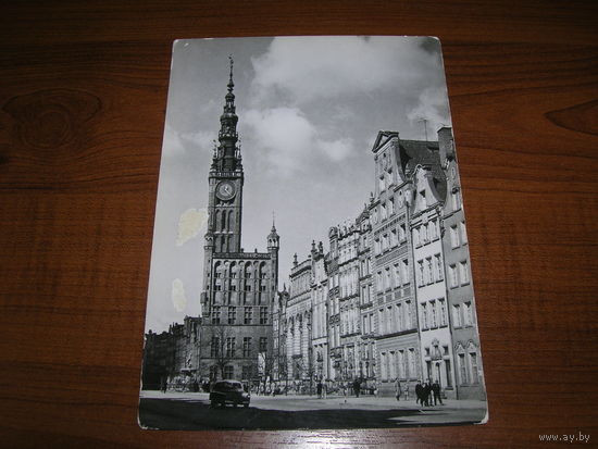 Гданьск Польша Готическая ратуша 1963 год Издание RUCH чистая