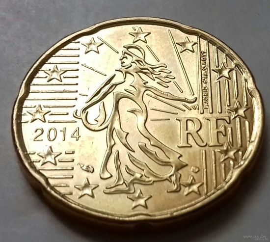 20 евроцентов, Франция 2014 г.