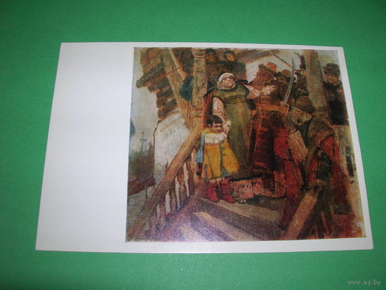 Живопись Васнецов Арест Марфы Посадницы 1979 год чистая