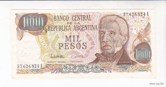 1000 ПЕСО 1976-83 АРГЕНТИНА