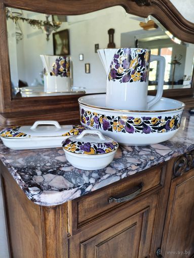 Винтажные Туалетный набор в стиле ар-деко, Бельгия.