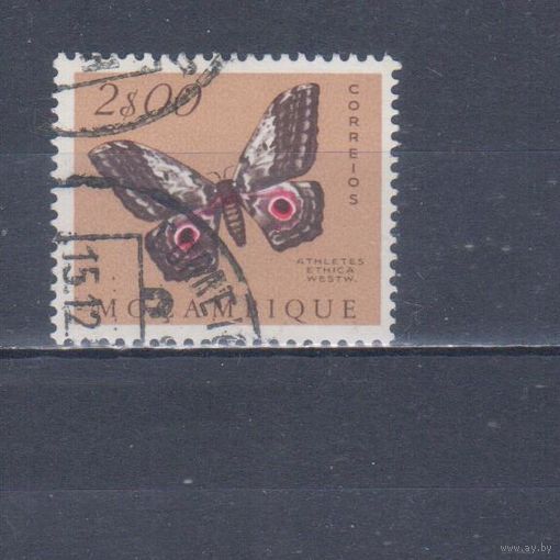 [217] Португальский Мозамбик 1953. Фауна.Бабочка.2 э. Гашеная марка.