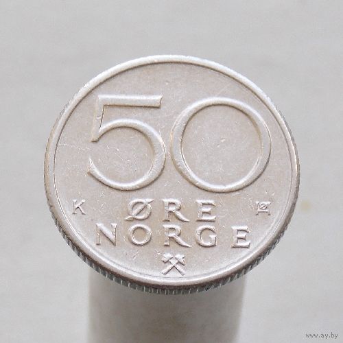 Норвегия 50 оре 1989