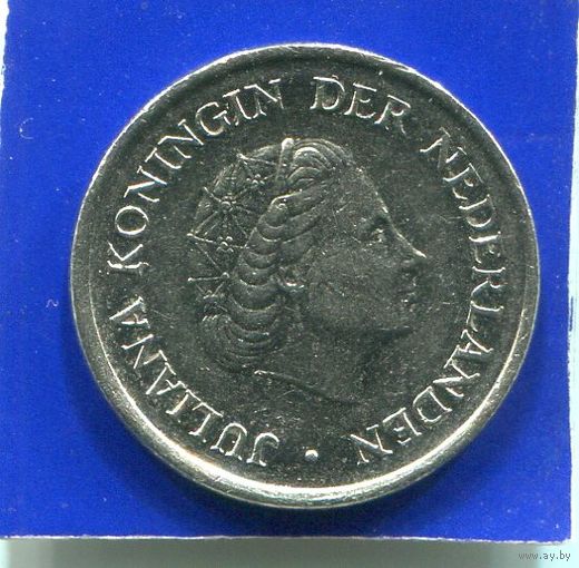 Нидерланды 25 центов 1980
