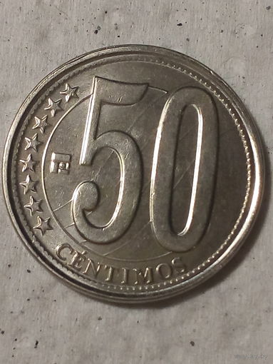 50 сантимо Венесуэла 2009 год