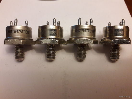 Транзисторы КТ947А, радиочастотные, n-p-n 100V 20A 200W