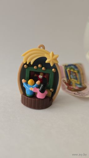 Фигурка Kinder, Spielzeugbude auf dem Weihnachtsmarkt из  Новогодней серии 1998)