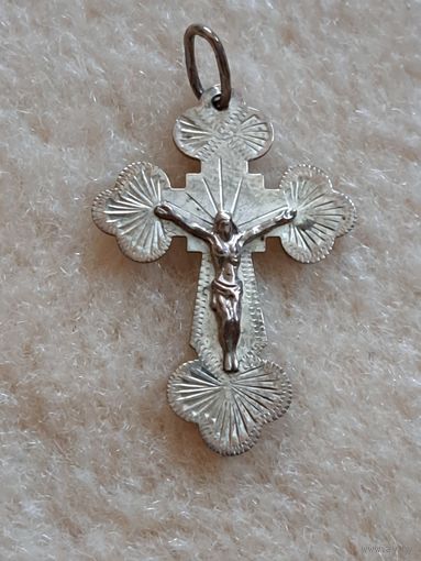 Крестик серебро 925