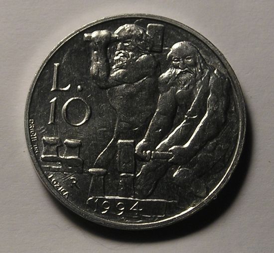 Сан-Марино, 10 Лир 1994
