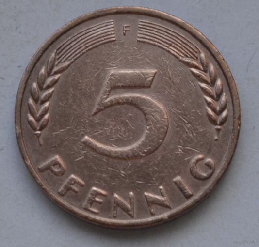 Германия- ФРГ 5 пфеннигов, 1950 г. F