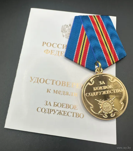 Медаль МВД РФ За боевое содружество