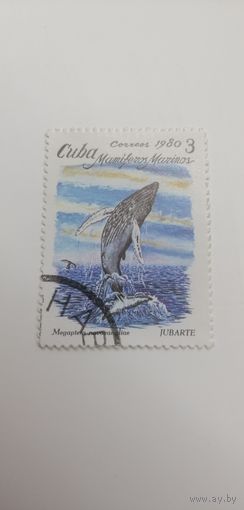 Куба 1980. Млекопитающие. Киты