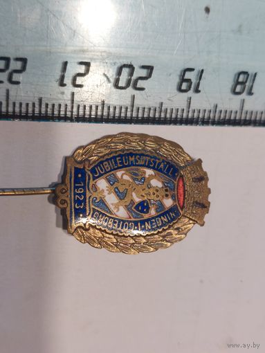 Значок всемирная выставка 1923 год