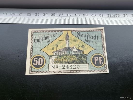 Германия-нотгельд 50 ПФЕННИГОВ Neustadt i. Holstein