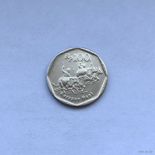 Индонезия 100 рупий 1986