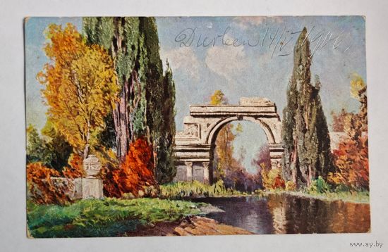 1906 год Курляндия открытка