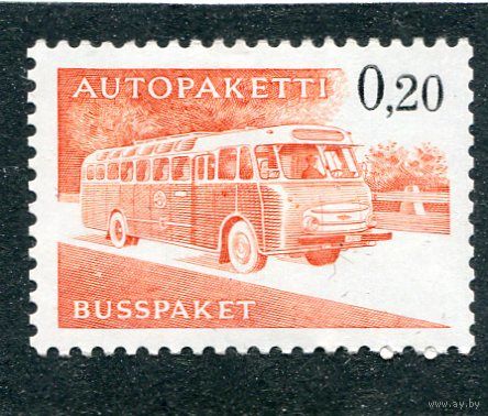 Финляндия. Марка для оплаты автопакетов