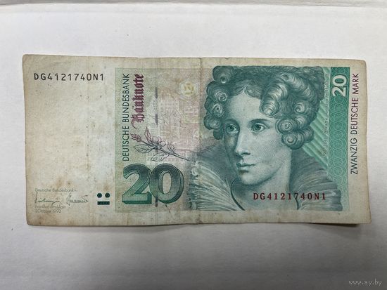 20 марок 1993