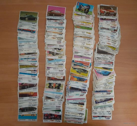 Вкладыши TURBO ТУРБО разных серий (мяты и фиолетов нет) 600+ шт. Состояние разное от хорошего до некондиции. Смотрите фото, все в принципе видно, без притензий в дальнейшем.В коллекцию одним лотом.