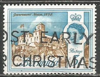Бермуды. Королева Елизавета II. Дом Правительства. 1962г. Mi#164.