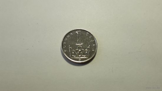 1 крона 2019 г. Чешская Республика. Внимательно читайте объявление.