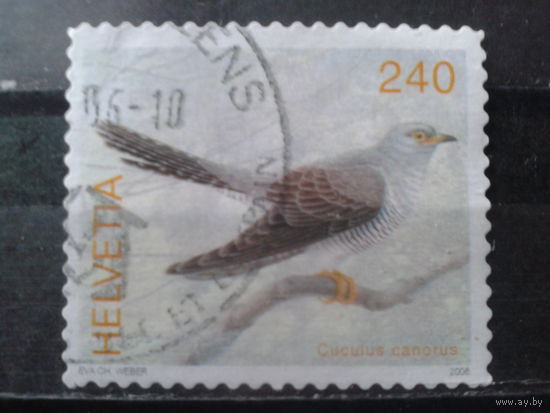 Швейцария 2006 Стандарт, кукушка Михель-3,5 евро гаш