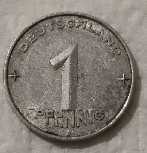 Германия - ГДР 1 пфенниг, 1952 "A" - Берлин (14-1-8)