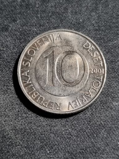 Словения 10 толаров 2001