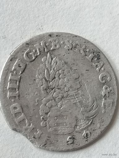 6 грошей 1698г