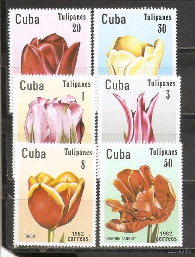 ФФ1 Куба 1982 Цветы