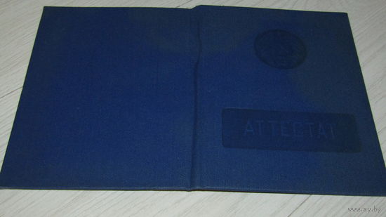 Аттестат 1977г