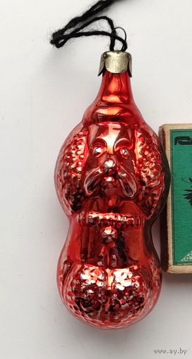 Ёлочная игрушка. Пудель. Ё-33.