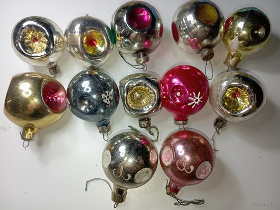 Ёлочные игрушки - Фонарики . СССР .