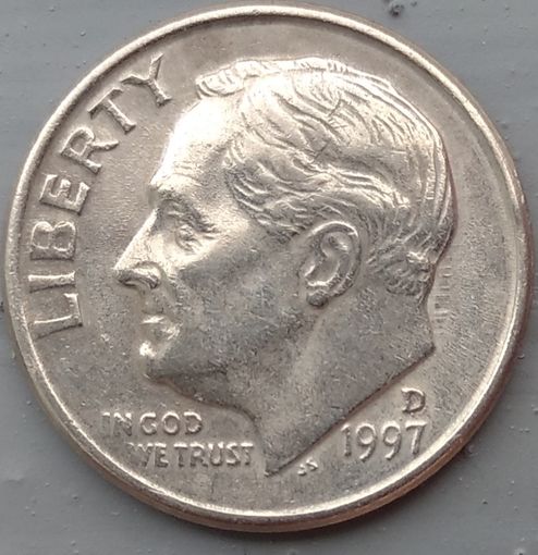 США 10 центов (дайм) 1997 D. Возможен обмен