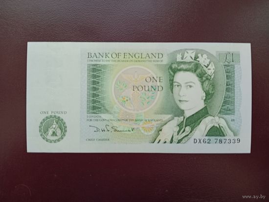 Великобритания 1 фунт 1982 UNC