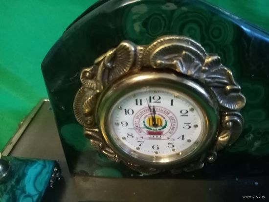 Письменный прибор малахит