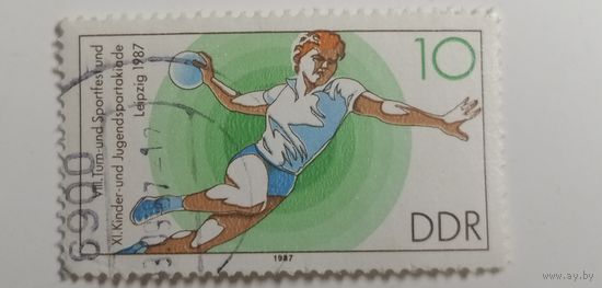 ГДР 1987. Спортивный фестиваль