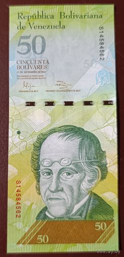 50 боливар 2012 года (27.12.2012) - Венесуэла - UNC