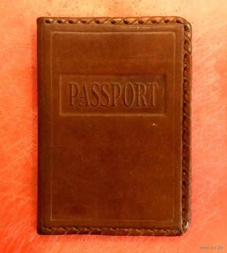 Обложка для Паспорта * Натуральная Кожа * МАКЕЙ * Ручная Работа
