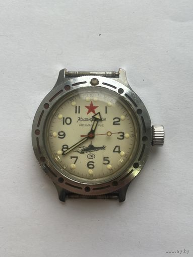 Часы командирские Восток Подводная лодка на ходу