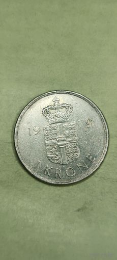 Дания 1 крона 1979