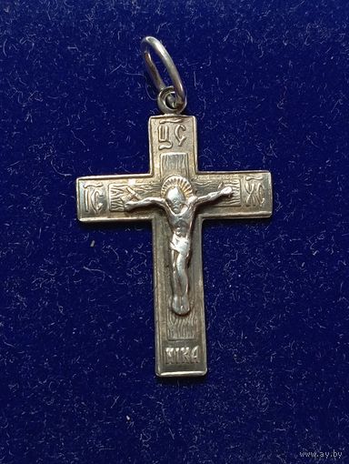 Серебряный крестик , 925 проба .