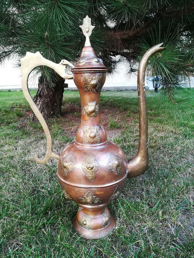 Старинный Медный Кувшин, Исламский, Турецкий, Османский.