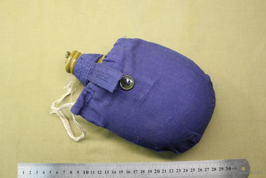 Фляга с чехлом СССР, новая. Распродажа коллекции вещей. С РУБЛЯ! АУКЦИОН!