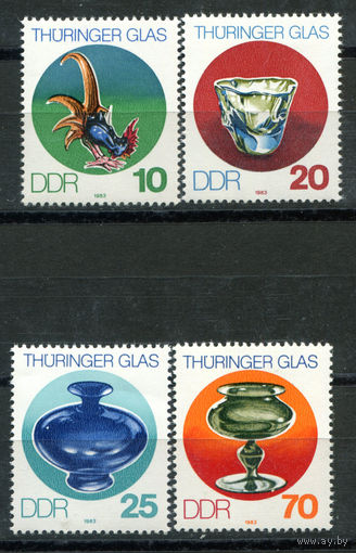 ГДР - 1983г. - Тюрингское стекло - полная серия, MNH [Mi 2835-2838] - 4 марки