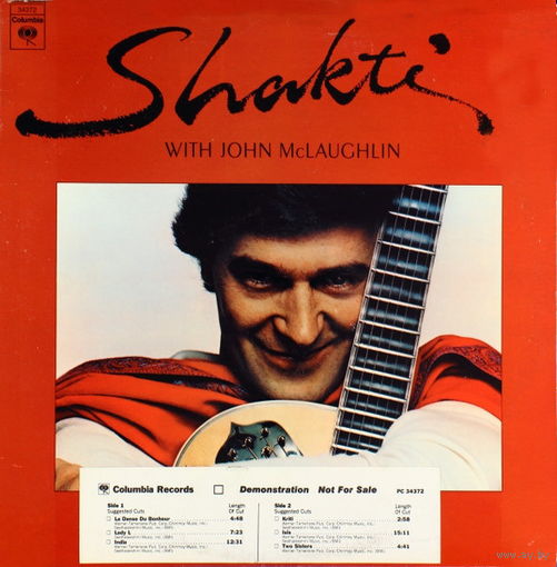 Shakti With John McLaughlin – A Handful Of Beauty, LP, USA 1977