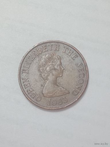 Джерси 1 пенни 1983 года .
