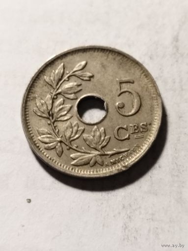 Бельгия 5 сентим 1923