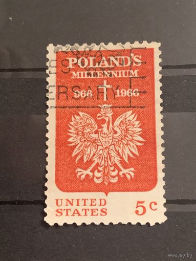 США 1966. 1000 летие Польши