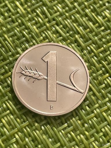 Швейцария 1 раппен 2001 г PROOF